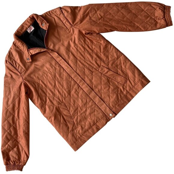 Chitti Bang (Germany) Vintage Waxed Plain Weave Padded Bomber Jacket : M